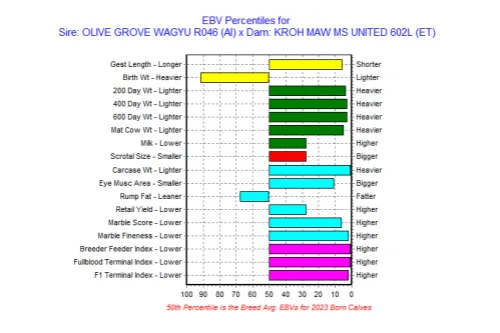 An EBV chart